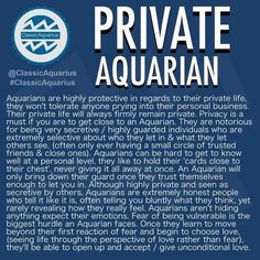 an article about private aquariann on the side of a blue background with white lettering