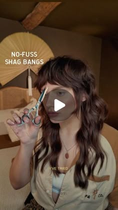 Wolf Style Hair, How To Fix Curtain Bangs That Are Too Short, Micro Fringe Shag, Fringe With Glasses Haircuts, Shaggy Fringe Haircut, Head Wrap With Bangs, Diy Fringe Haircut, Hair Up With Fringe, How To Style Shag Haircut Video