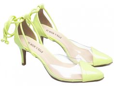 Stiletto Heels, Lemon, Pumps, Floral