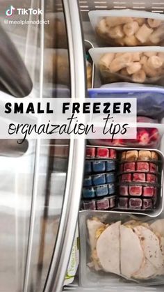 small freezer organization tips that are easy to use and great for the whole family