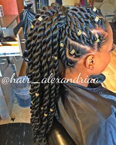 Senegalese Twists with Beads Flat Twist Updo, Straight Weave Hairstyles, Braids Twist, Protective Hairstyle, Twist Braid Hairstyles, Senegalese Twist, Girls Braids, 4c Hair, Long Braids