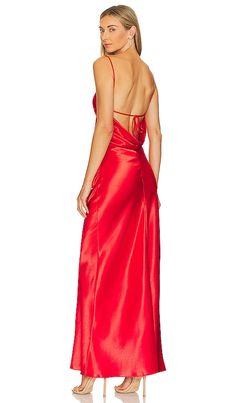 Find SUPERDOWN Lanthea Maxi Dress on Editorialist. superdown Lanthea Maxi Dress in Red. - size M (also in S, XL, XS) superdown Lanthea Maxi Dress in Red. - size M (also in S, XL, XS) 100% polyester. Made in China. Hand wash. Unlined. Hidden side zipper closure. Back tie detailing. Satin fabric with subtle ruching throughout. SPDW-WD2301. SDD3394 F22. superdown is a contemporary label offering on-demand, on-trend, on-social apparel. Always on the pulse of the latest styles, superdown is the go-to Red Dress Maxi, Polyester Satin, Red Prom Dress, Formal Dresses Prom, Sleeveless Maxi Dress, Black Maxi Dress, Purple Dress, Latest Styles, Formal Dress