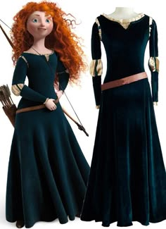 a doll dressed as merida from brave