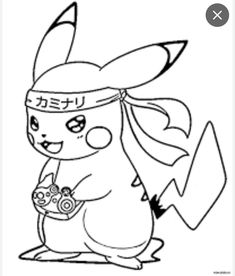 an image of a pokemon coloring page