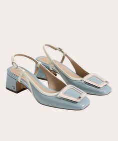 7 Trending Color Taking Over Spring Fashion | The Everygirl Bridal Sneakers, Spring Events, Women's Heels, Slingback Heel, Pretty Shoes, Dream Shoes, Perfect Shoes, Shoe Game, Bridal Shoes