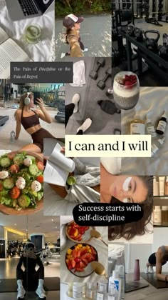 #workout #health #healthy #blessed Vision Board, I Can, Collage