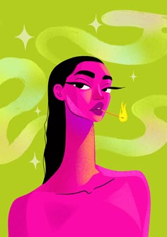 Aesthetic Women Painting, Cool Art Illustrations, Pop Art Aesthetic Painting, Abstract Art Posters Graphic Design, Digital Art Styles Illustrations, Graphic Design Painting, Graphic Style Art, Procreate Illustration Digital Paintings, Digital Illustration Styles