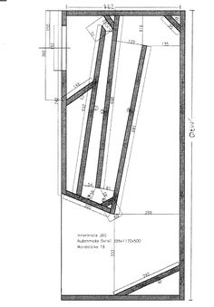 a drawing of a door with measurements for it