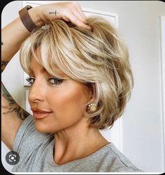 Short Hairstyles With Bangs For Women Over 50, Cute Hairstyles For Short Hair, Short Hair Haircuts, Short Hair With Layers, Medium Hair Cuts, Short Hair Cuts For Women