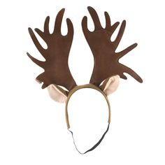 PRICES MAY VARY. Transform yourself into your favorite animal with this large moose antler headband Moose hair band features two brown, jumbo antlers and a pair of tan ears Wear a pair of these moose antlers to your next adult costume party Moose antler headwear is great for kids to show off their quirky side Large costume accessory stands approx 12" tall and measures approx 5" wide Transform yourself into your favorite animal with this large moose antler headband. Featuring two jumbo antlers an Moose Costume, Moose Antlers, Transform Yourself, Antler Headband, Hair Band Accessories, Party Hair, Party Hairstyles, Adult Costumes, Antlers