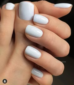 Nagellack Trends, Casual Nails, Her Nails, Cute Gel Nails, White Nail, Neutral Nails, Manicure Y Pedicure, Chic Nails, Short Acrylic Nails