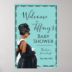 a bridal shower sign with the words welcome to tiffany's bridal shower 28 days before she says 29 do