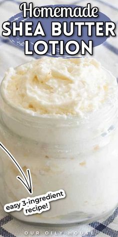 This whipped shea butter lotion is so easy to make and much healthier for your skin. This homemade shea butter lotion recipe is non-greasy, cost-efficient, and extremely moisturizing, especially for dry winter skin. With just a few ingredients, you can whip up this simple shea butter lotion in no time. Grab your ingredients and make a batch today! Lotion Making For Beginners, Easy Diy Lotion, Shea Butter Lotion Recipe, Diy Lotion Recipe, Make Lotion, Homemade Lotion Recipe, Green Concealer, Whipped Tallow