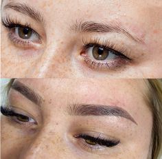 Microblading Healing Process, Instagram Eyebrows, Eyebrow Before And After, Eyebrow Tattoos, Micro Blading, Cosmetic Tattooing, Bentuk Alis, Freckles Makeup, Diy Mascara