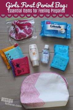 First Moon Party, Girl Survival Kits, Kit For School