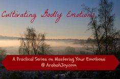 the words cultivating body emotions in front of a foggy landscape