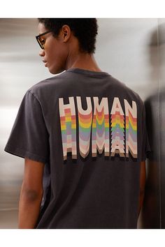 Super soft cotton/Crew neck/Short sleeves/Pride graphics/Straight hem/This shirt is Real Good: Made with the planet in mind & a promise to continue to do better. Pride Shirt Design, Queer Tshirts, Pride Graphics, White Jeans Men, Usa Pride, Lgbt Shirts, Athletic Fit Jeans, Pride Tees, Pride Outfit