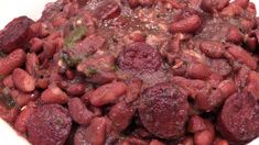 a close up of food in a bowl on a table