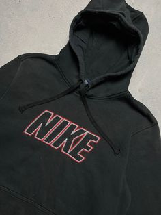 Nike × Nike ACG × Vintage 🔥 Nike boxy fit vintage hoodie center swoosh spellout y2k Size Men's / US S / EU 44-46 / 1 Color Black Condition Gently Used Nike central logo swoosh The material is pleasant to the body. In a good condition. Fast sending! Condition : 9/10 Chest - 52 cm Length - 62 cm Shoulders - 44 cm Sleeve Length - 65 cm - ALL ITEMS ARE HEAT TREATED AND WASHED BEFORE SHIPPING - FOLLOW MY STORE - SEE MY OTHER ITEMS #HYPE #JORDAN #BAPE #RARE #90S #CASUAL #STUSSY #ACG #STONE Vintage Nike Hoodie Men, Sporty Hoodie With Logo Print For Sports Season, Sporty Crew Neck Hoodie With Logo, Logo Hoodie Sweatshirt For Streetwear, 90s Letter Print Hoodie For Streetwear, 90s Style Letter Print Hoodie For Streetwear, Urban Style Streetwear Sweatshirt With Logo, Sporty Logo Hoodie For Streetwear, Sportswear Sweatshirt With Embroidered Logo For Streetwear