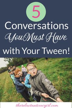 5 conversations you must have with tweens! Prepare your middle schooler for the teen years by having these key discussions during their tween years. There are a few conversations that are so much easier to discuss before they reach the high school years! #parentingtweens #raisingtweens #conversationstarts High School Years, Mindful Parenting, Middle Schoolers, Atticus, School Year, Parenting Hacks, Middle School, Take Care