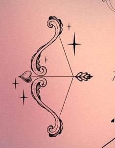 Fate Tattoo, Archer Tattoo, Sagittarius Tattoo Designs, Arrow Tattoos For Women, Star Tattoo Designs, Chest Tattoos For Women, The Archer, Arrow Tattoos, Discreet Tattoos