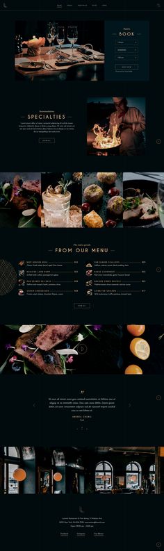 an image of a web page with food items on it