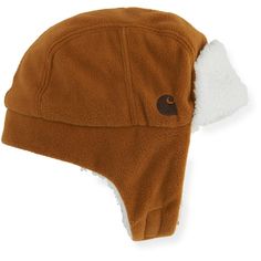 PRICES MAY VARY. 100% Polyester Imported Hook and Loop closure Hand Wash Only Sherpa lined hat for extra warmth and comfort Chin strap hat with Sherpa lined Carhartt Baby Boy, Carhartt Kids, Kids Carhartt, Cold Weather Hats, Trapper Hat, Toddler Winter, Trapper Hats, Sherpa Lined, Kids Hats