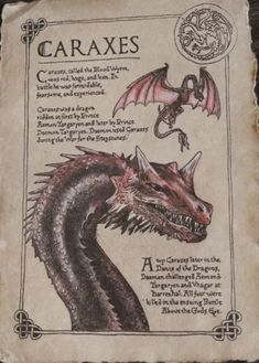 a book with an image of a dragon on it