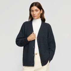 Renée | Adley Oversized Cardigan in Size Small Oversized Cardigan, Fall Wardrobe, Lay Flat, Alpaca, Size Guide, Agate, Button Up, Hand Wash, Wool