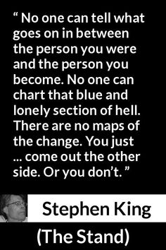 stephen king quote about the stand