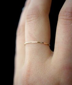 Delicate Gold Ring, Jewellery Shops, Simple Rings, Gold Ring Stack, Delicate Rings, Favorite Rings, Stacking Ring