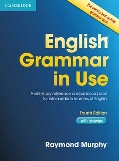 a book cover with the title english grammar in use