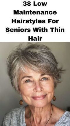 #HairStyle #Hair #HairCuts #LatestHairCutStyle #TrendyHairStyle #HairCare #HairStleForThinHair #HairTrends #BestHairCut #HairCutsForWomen #HairMistake Best Short Haircuts For Fine Thinning Hair, Easy To Fix Haircuts For Women, Senior Haircuts Older Women, Haircuts For Very Fine Thinning Hair, Haircuts For Balding Women Thinning Hair, Short Hair For Thinning Hair Over 50, Hair Styles For Women Over 70 Fine Hair, Womens Haircuts For Thinning Hair, Short Haircuts For Straight Fine Hair