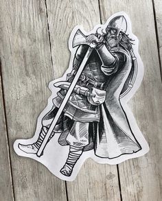 Traditional Viking Tattoos, Scandinavian Tattoo, Arte Viking, Vikings Tattoo, Medieval Tattoo