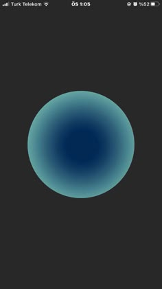 an image of a dark background with blue circles on the bottom, and one in the middle