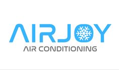 the airjoy logo with snowflakes on it