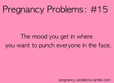 a pink background with the words, pregnant problems 1 - 5