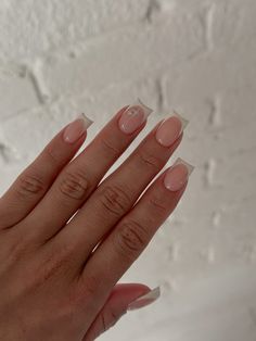 French tip nails, white french tip nails, nail art, nail inspo, aesthetic nails, cute nails, short french tip nails Nails Short French Tip, French Tip Nails White, Cute Nails Short, Nail Inspo Aesthetic, Nails Short French, Nails White French Tip, White French Tip Nails, Nails White French, Short French Tip