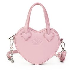 Heart Handbag Pink With Shoulder Strap Pu Leather Small Tote With Handles Comes With Shoulder Straps For Cross-Body Shoulder Bag Pu Leather 7 Inches X 6 Inches X 2 Inches (Approximately) Cheap Pink Shoulder Bag, Cheap Pink Heart-shaped Shoulder Bag, Cheap Pink Flower-shaped Shoulder Bag, Cupid Halloween Costume, Cupid Halloween, Light Pink Purse, Heart Handbag, Strawberry Bunny, Straw Beach Tote