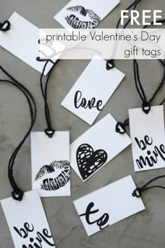 free printable valentine's day gift tags