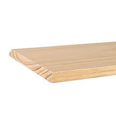 a wooden table top on a white background