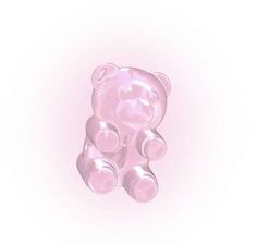 a pink teddy bear on a white background