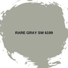 the words rare gray sw 619 in black ink