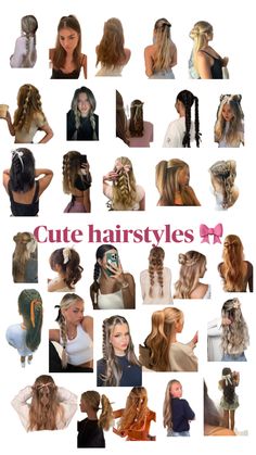 Cute Back To School Hairstyles, Elegant Long Hairstyles, Fun Braids, Twisted Braids, Cute Sporty Hairstyles, Basic Hairstyles, Cascading Curls