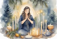 Yule Rituals for Winter Solstice (Embracing Ancient Traditions) - witchymagicks.com Imbolc Ritual, Water Swirl, Yule Gift, Celtic Festival, Witch Diy, Herbal Magic, Lucid Dreaming, Winter Solstice