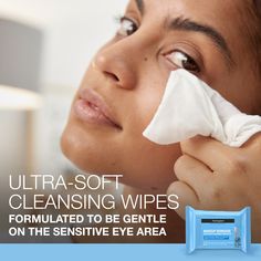 Cleanse skin and remove makeup in one easy step with Neutrogena Makeup Remover Face Wipes. These soft and gentle pre-moistened facial cleansing wipes effectively dissolve all traces of dirt, oil and makeup--even waterproof mascara-- for clean, fresh looking skin every day. Our waterproof makeup remover features an effective micellar-infused, triple emollient formula that leaves skin feeling refreshed, nourished, conditioned and refreshingly clean with no heavy residue. These cleansing facial towelettes also remove sweat, sunscreen, and pollution from skin with no need to rinse after use. These daily face wipes are formulated to be gentle on the sensitive eye area. The makeup removing wet wipes are formulated without phthalates, parabens, sulfates, alcohols, soaps, or dyes and are ophthalmo Fragrance Free Makeup, Waterproof Makeup Remover, Facial Cleansing Wipes, Neutrogena Makeup Remover, Makeup Removing, Daily Facial Cleanser, Face Wipes, Neutrogena Makeup, Face Cleansing