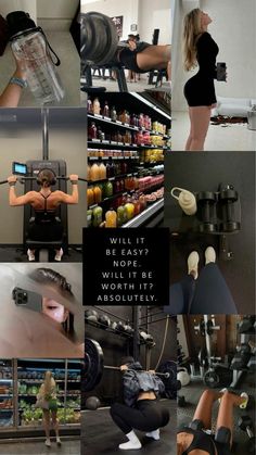 Gym Wallpaper Women, Wallpaper Body Fitness Motivation, Unrecognizable Quotes, Gym Girl Motivate, Motivational Gym Wallpaper Aesthetic, Pilates Aesthetic Collage, Gym Collage Wallpaper, Gym Aesthetic Collage, Gym Esthetics