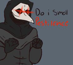 a drawing of a person wearing a hoodie with the words do i smell resistance on it