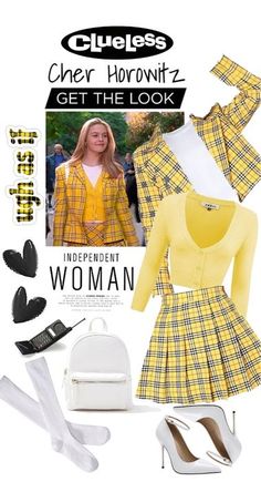 Cher Cluesses Outfits, Cher Horowitz Halloween Costume, Halloween Costume Clueless, Cher From Clueless Costume, Cher Outfit Inspiration, Cher Clueless Outfit Halloween Costumes, How To Be Like Cher From Clueless