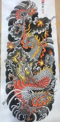 Dragon Tattoo Chest, Dragon Tattoo Drawing, Dragon Tattoo Sketch, Japanese Dragon Tattoo, Tattoed Women, Japanese Dragon, Desenho Tattoo